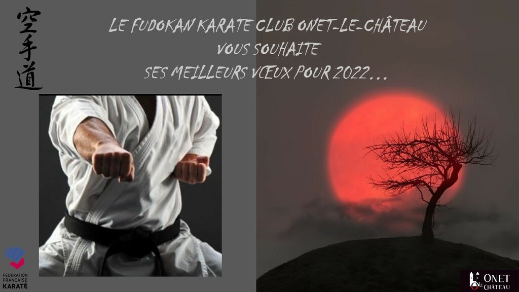 Voeux 2022 du Fudokan Karaté Club Onet-le-Château