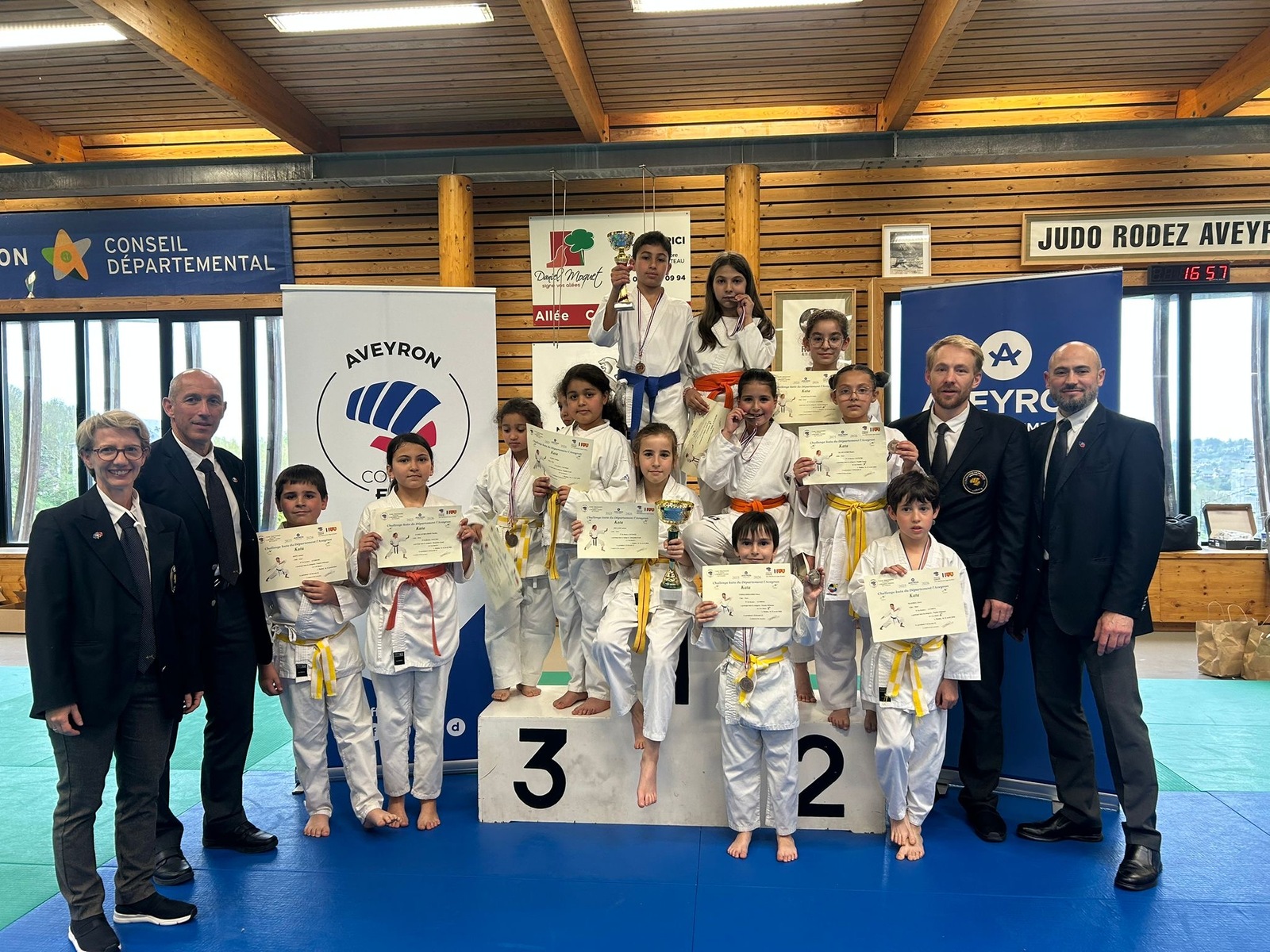 Challenge Départemental Aveyron Katas Débutants et Gradés Poussins à Seniors - 12/04/2026 RODEZ