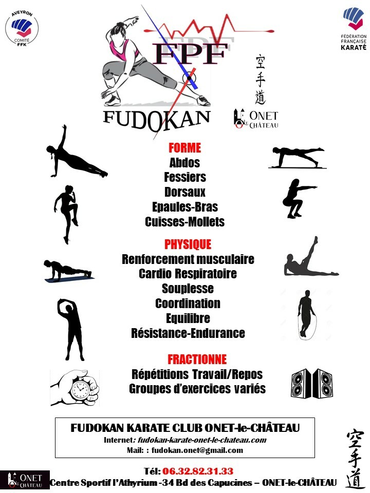 Affiche section FPF Fudokan KC Onet-le-Château