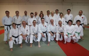 ... Quand les karatékas se retrouvent...