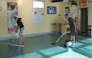 Nettoyage du club de début de saison 2016/2017