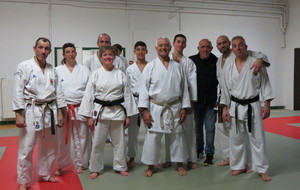 Stage Karaté Entente Clubs Baraqueville/Olemps/Onet/Sébazac avec Jean-Pierre LAVORATO CN9ème - Expert fédéral