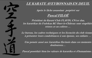Le Karaté Aveyronnais en deuil...