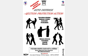 AUTO DEFENSE - Gestion-Protection-Action : Nouvelle Section à partir de Septembre 2021