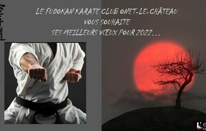 Voeux 2022 du Fudokan Karaté Club Onet-le-Château