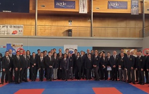 Les arbitres nationaux du Fudokan KC au Championnat Régional Occitanie Combats à Agde