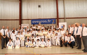 Challenge Conseil Départemental Aveyron Katas Poussins à Seniors Débutants et Gradés à Flavin 
