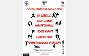 Les différentes sections du Fudokan Karaté Club Onet-le-Château