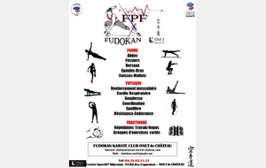 Affiche section FPF Fudokan KC Onet-le-Château