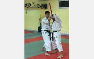 entrée par l'intérieur avec protection pour s'enrouler sur l'attaque