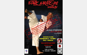 Stage Entente Clubs Baraqueville-Olemps-Onet-Sébazac Karaté le 26 Août 2020 à Sébazac dirigé par Jean-Pierre LAVORATO CN9ème