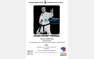 Stage Départemental Combats avec A. BIAMONTI CN6 -Expert Fédéral - Changement de lieu à SEBAZAC