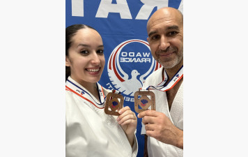 Podiums pour les karatékas du Fudokan KC Onet-le-Château à la Coupe de France Wado Ryu  Katas à SCHILTIGHEIM (67)