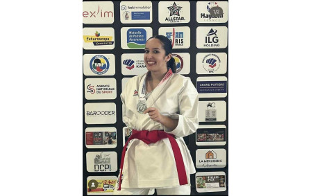 Championnat Interrégional UNSS Karaté Katas Andréa GASPAR 2ème  Seniors - Poitier le 29/01/26