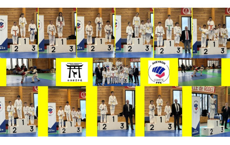 Podiums Challenge Départemental Combats 2026