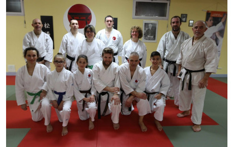 Fudokan KC et Shizendo KC Baraqueville: un cours autour de Kanku Sho