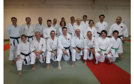 ... Quand les karatékas se retrouvent...