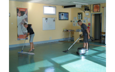 Nettoyage du club de début de saison 2016/2017