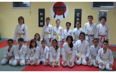 Passage de grade pour Ecole de Karaté Débutants -