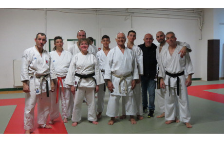 Stage Karaté Entente Clubs Baraqueville/Olemps/Onet/Sébazac avec Jean-Pierre LAVORATO CN9ème - Expert fédéral