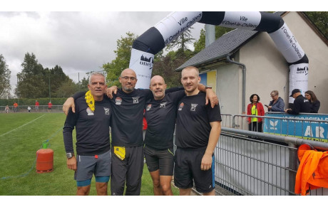 Course La Transcastonétoise avec 2 équipes du Fudokan KC