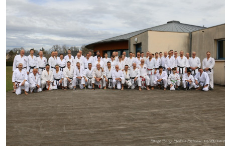 Stage Départemental Karaté dirigé par Franck GRACIA CN4ème DTD et Serge SERFATI CN8ème Expert Fédéral le 10 Mars 2018 à Sébazac