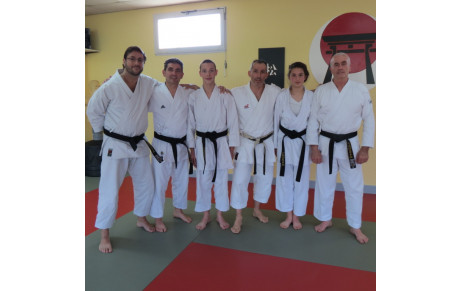 5 nouvelles ceintures noires 1er dan