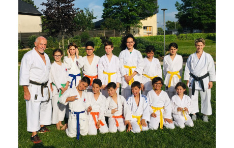 Dernier cours école de karaté de la saison 2018/2019