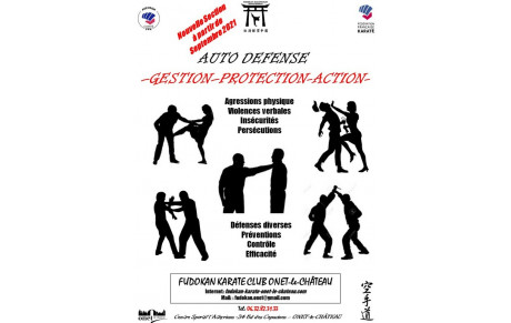 AUTO DEFENSE - Gestion-Protection-Action : Nouvelle Section à partir de Septembre 2021