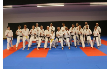 Entraînement Karaté Entente clubs Baraqueville/Olemps/Onert/Sébazac du 20 Décembre 2021