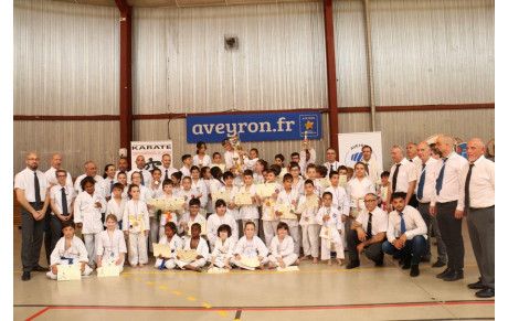 Challenge Conseil Départemental Aveyron Katas Poussins à Seniors Débutants et Gradés à Flavin 