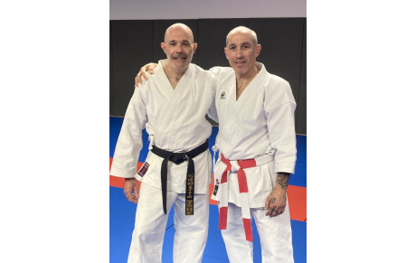 Frédéric ARCHIMBEAUD CN6ème dan et Christophe MACE CN2ème - Un Binôme pour ce nouveau grade