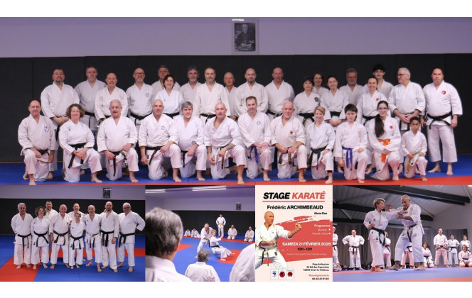 Stage Karaté Bunkaïs et Karaté Jutsu -dirigé par Frédéric ARCHIMBEAUD CN6 - 21-02-2026 - Onet-le-Château